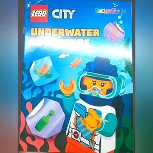 New LEGO City Underwater Adventure Stickertivity Sticker Activity Book